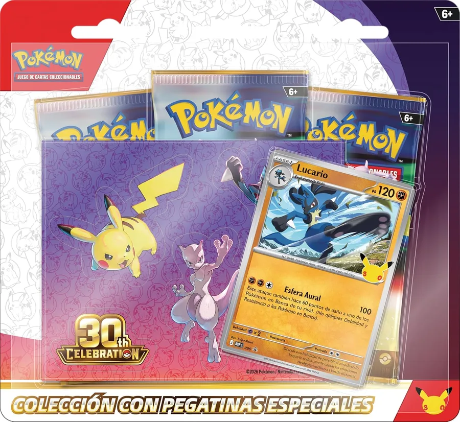 Colección con pegatinas especiales